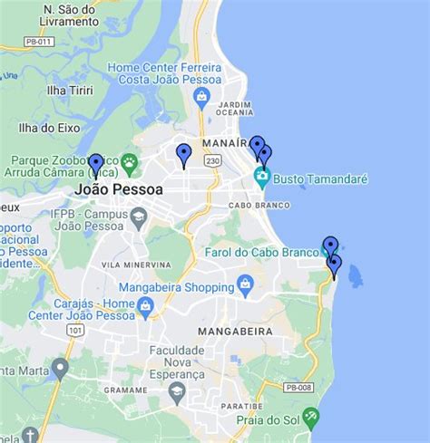 google maps brasilia joao pessoa